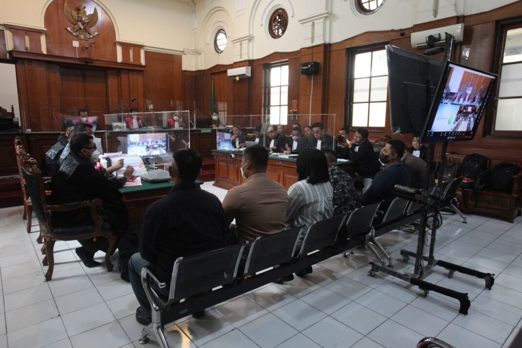 Suasana Sidang Kasus Tragedi Kanjuruhan