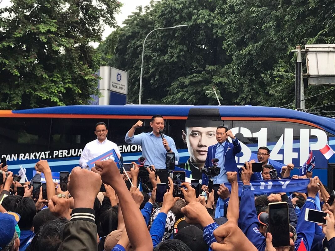 ayo anies ahy Anies Baswedan sambangi markas Demokrat
