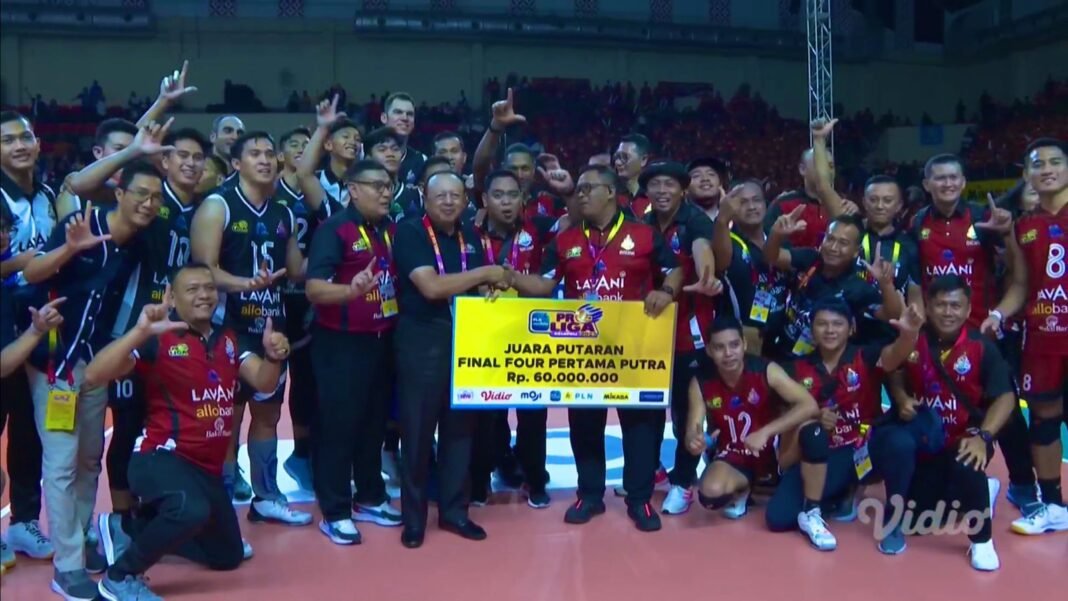 Jakarta LavAni juara final four proliga taklukan BIN