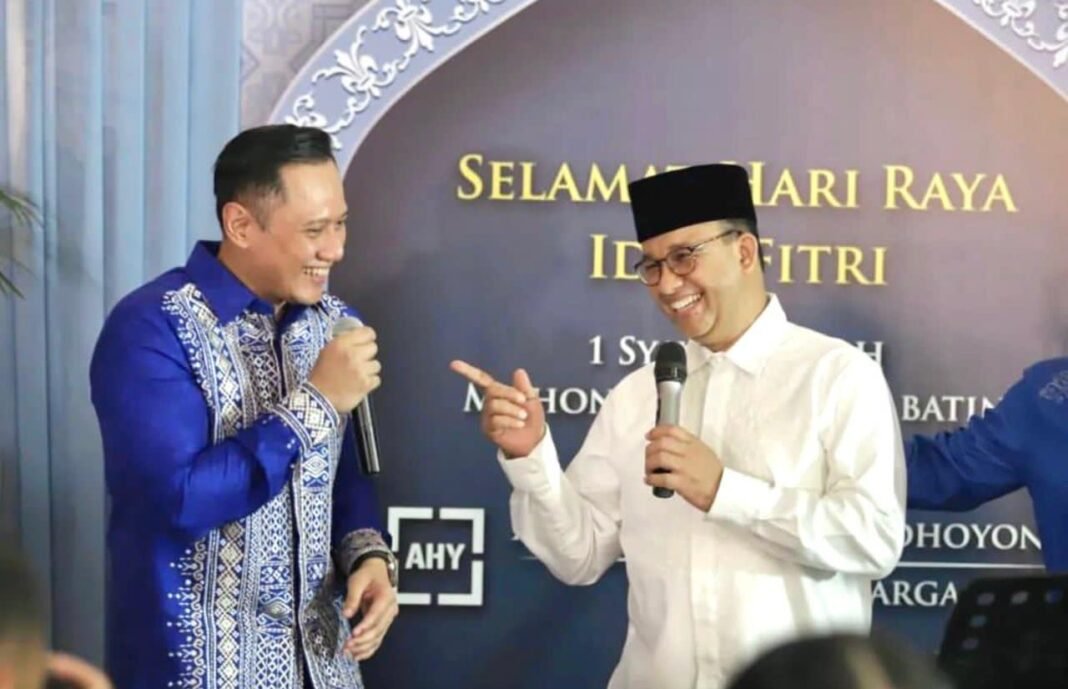 Anies AHY nyanyi bareng