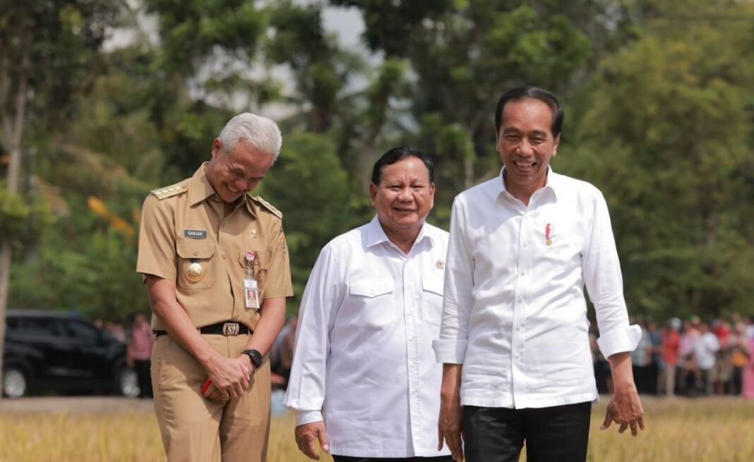 Prabowo Subianto dan Ganjar Pranowo