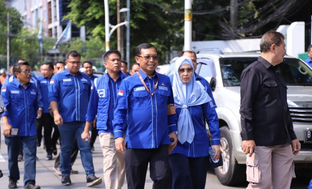 pendaftaran bacaleg demokrat ke KPU