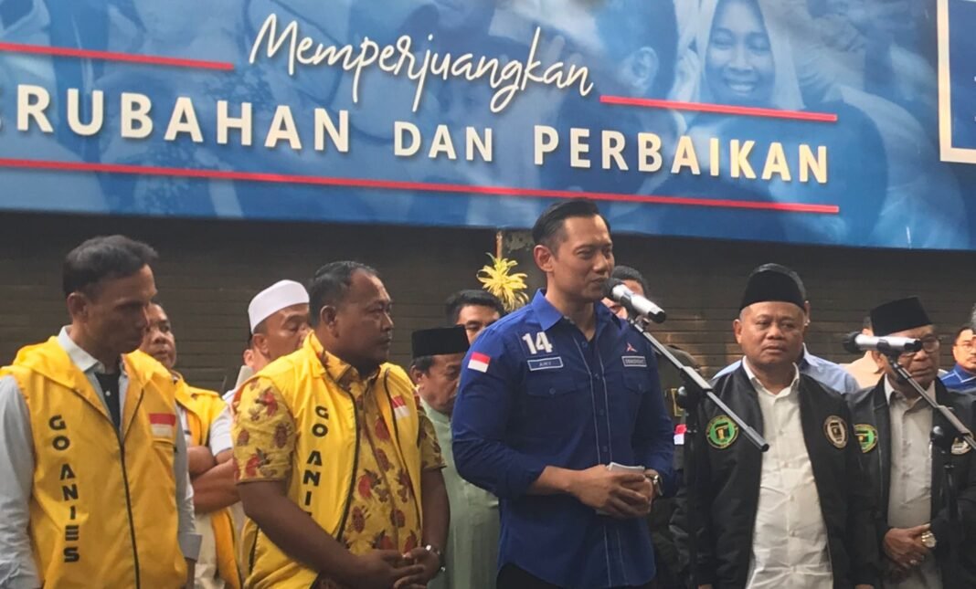 AHY jawab masalah cawapres Anies