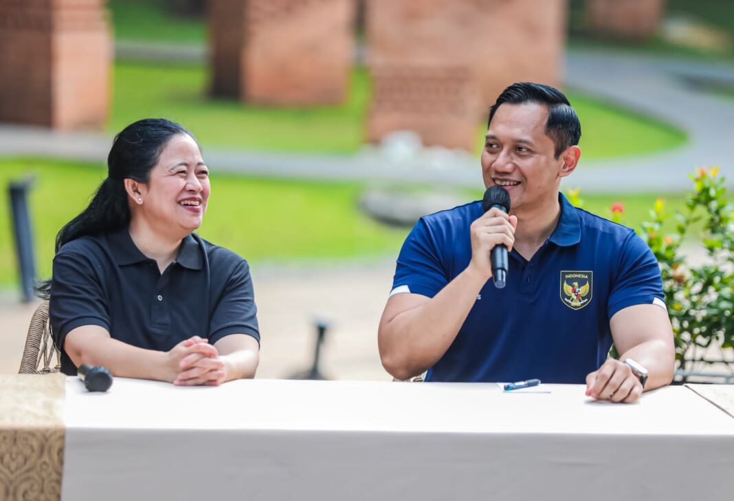 AHY Puan senyum Nasdem khawatir Demokrat dan PDIP