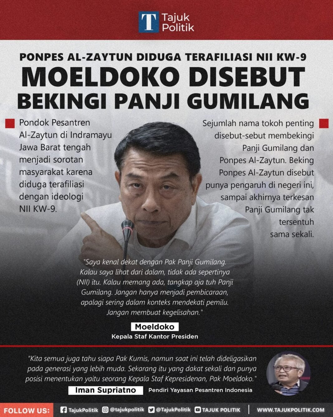 Moeldoko beking al zaytun