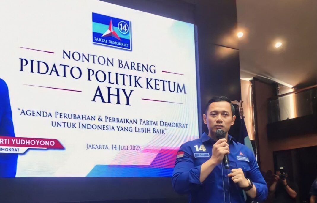 AHY sampaikan Pidato Politik