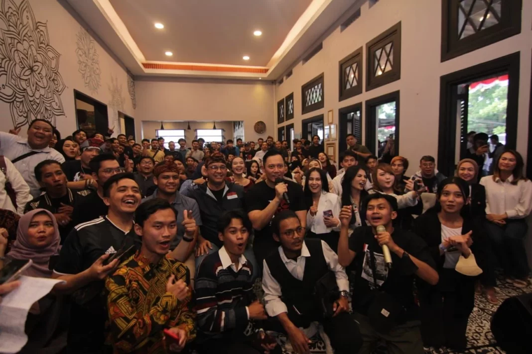 AHY bersama milenial di Bandung