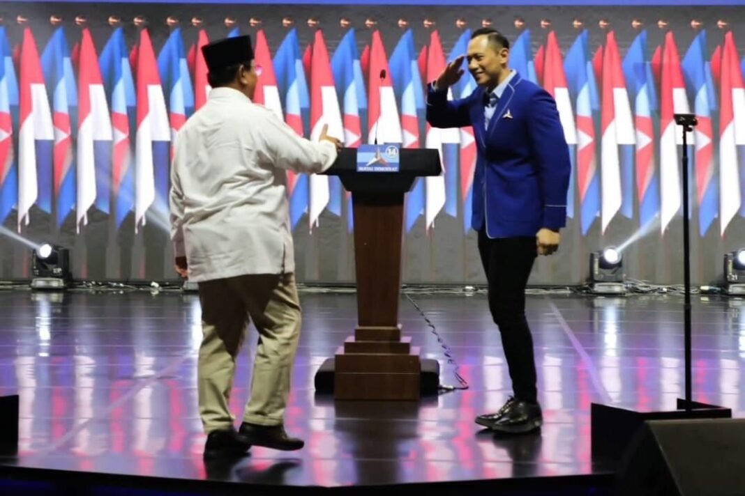 AHY deklarasi Demokrat dukung prabowo