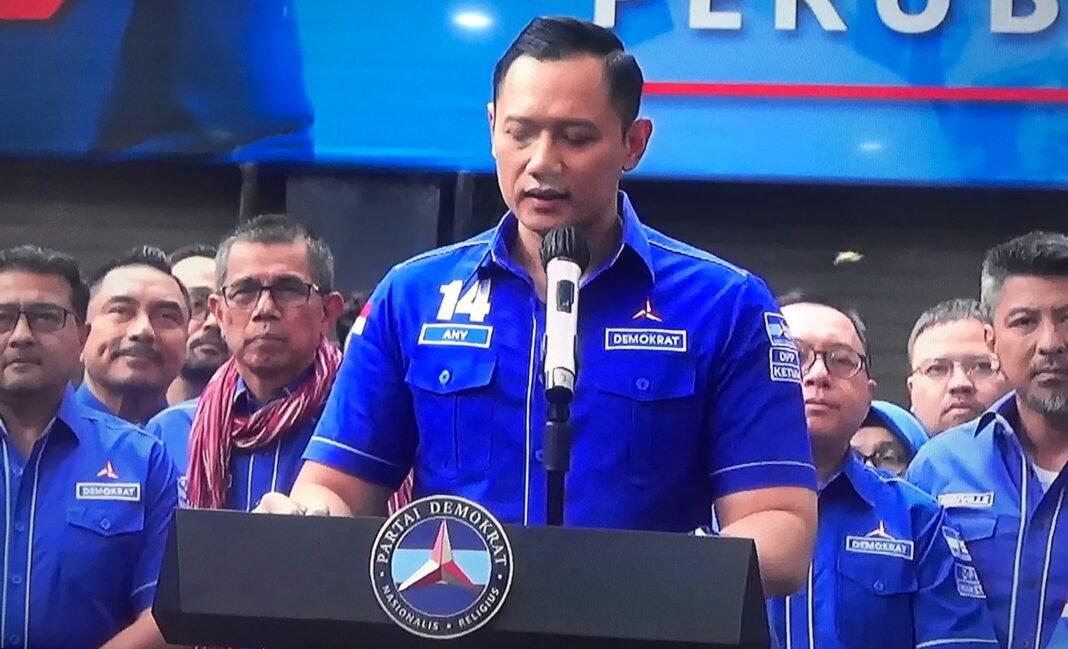 AHY DPP (8) demokrat peringkat empat survei LSJ