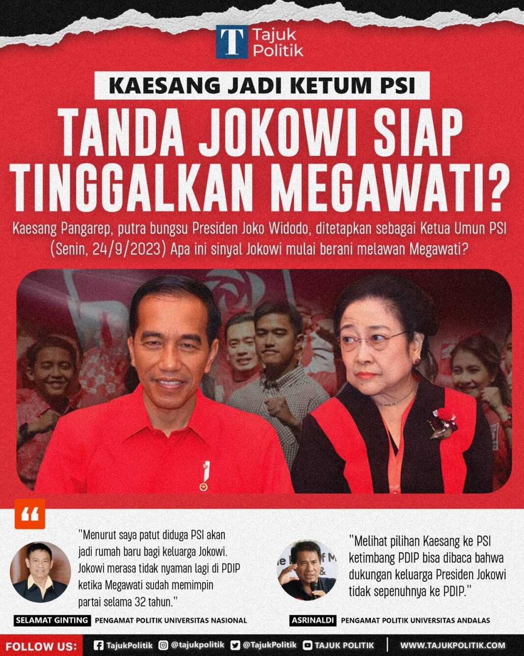 Kaesang Pangarep jadi Ketum PSI