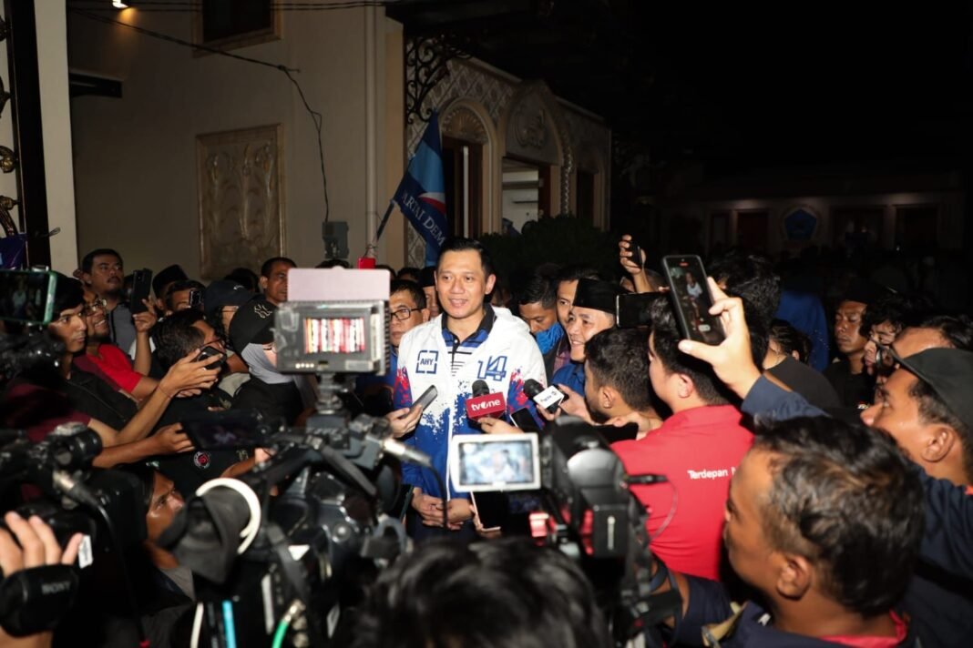 AHY di condet AHY kick off kampanye di jakarta