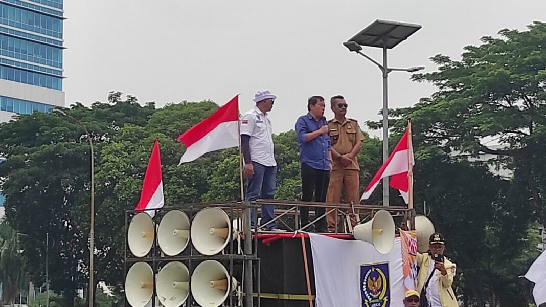 Santoso temui perangkat desa Santoso tegaskan Demokrat dukung revisi UU Desa
