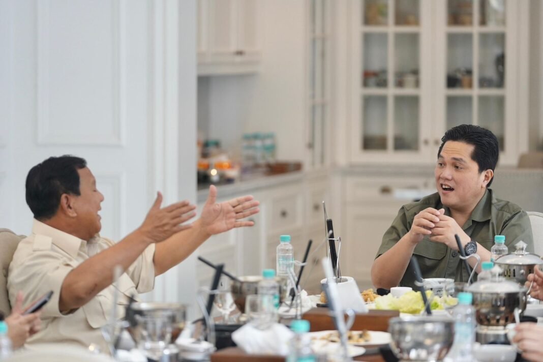 Erick Thohir mendukung Prabowo