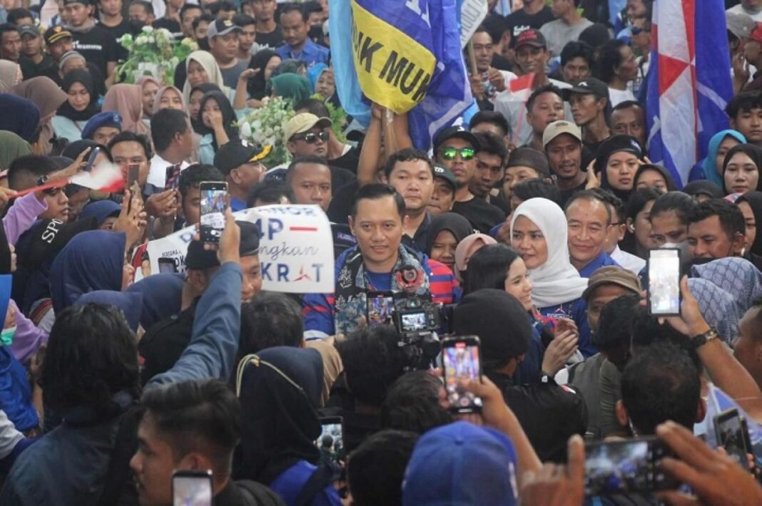 AHY kampanye di Bojonegoro