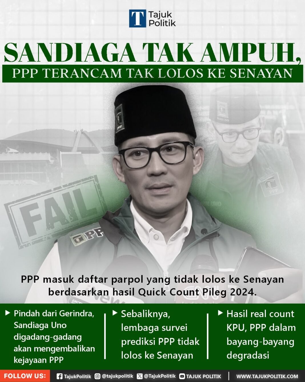 Sandiaga Uno tak ampuh