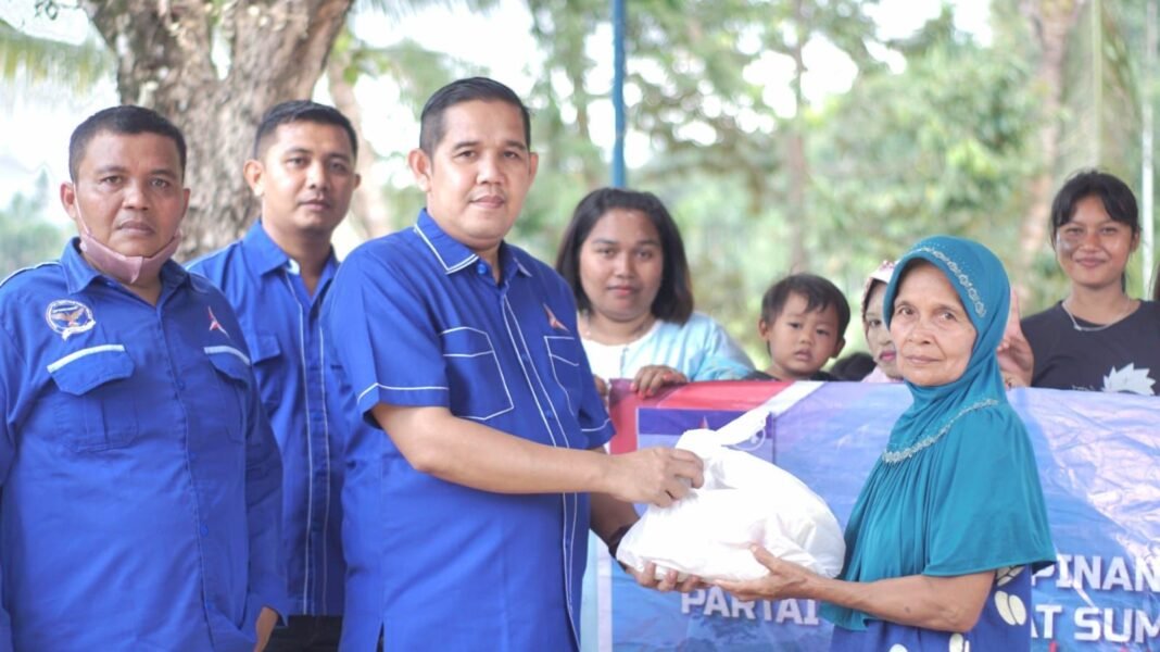 demokrat sumbar (2) demokrat sumbar bagikan sembako