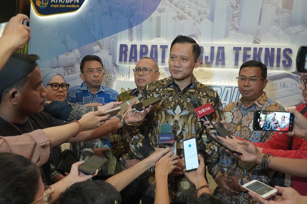 AHY ungkap target pendaftaran tanah