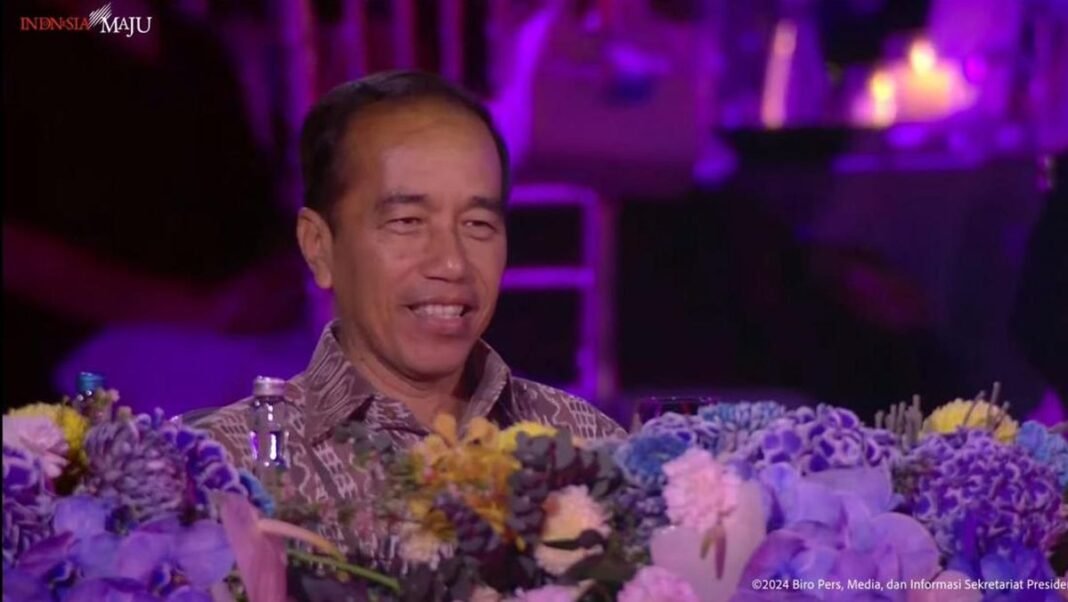 Jokowi di acara Gala Dinner World Water Forum Jokowi di acara Gala Dinner World Water Forum