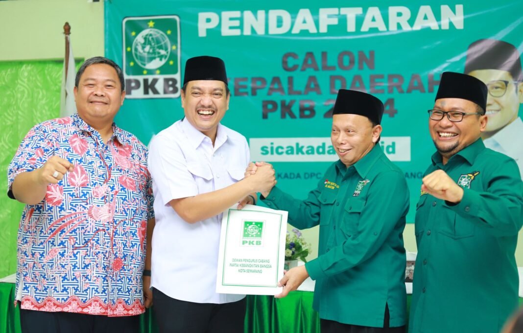 yoyok daftar PKB semarang untuk cawalkot