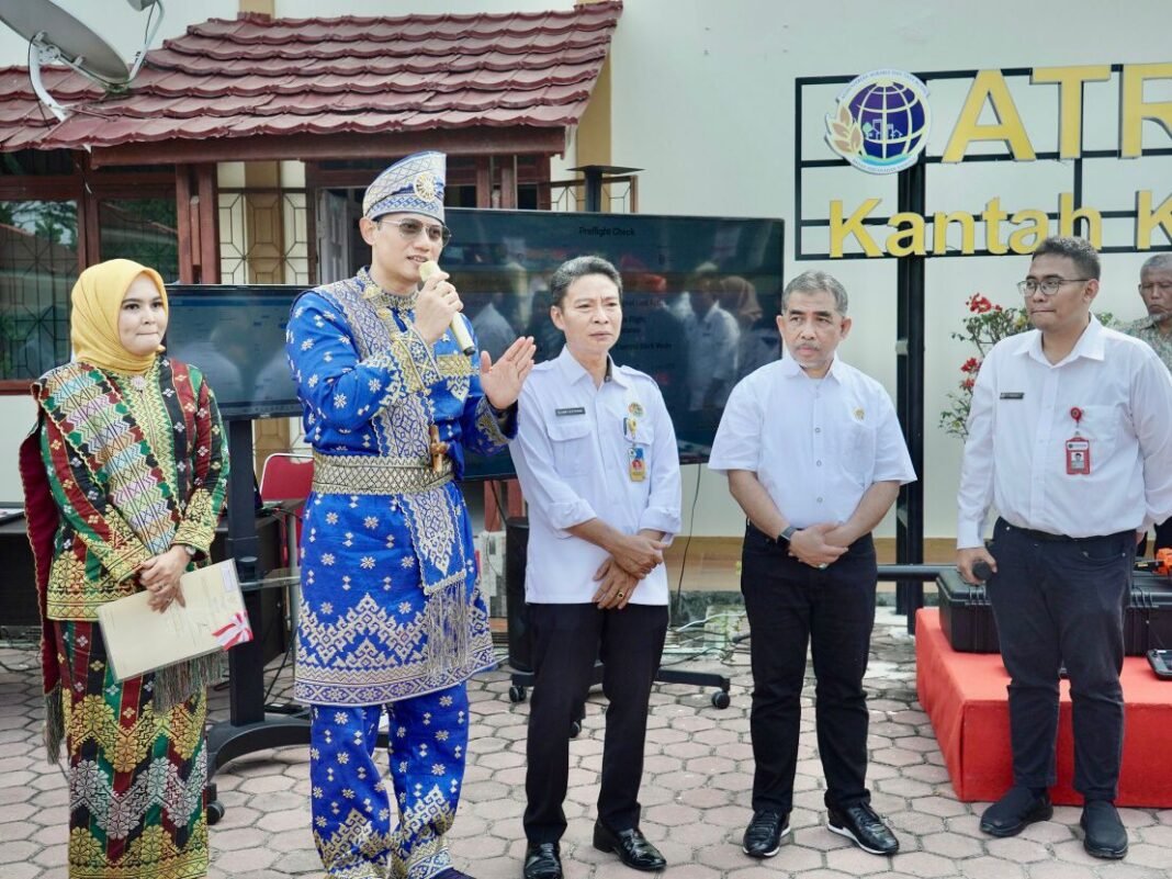 AHY cek kantah dumai