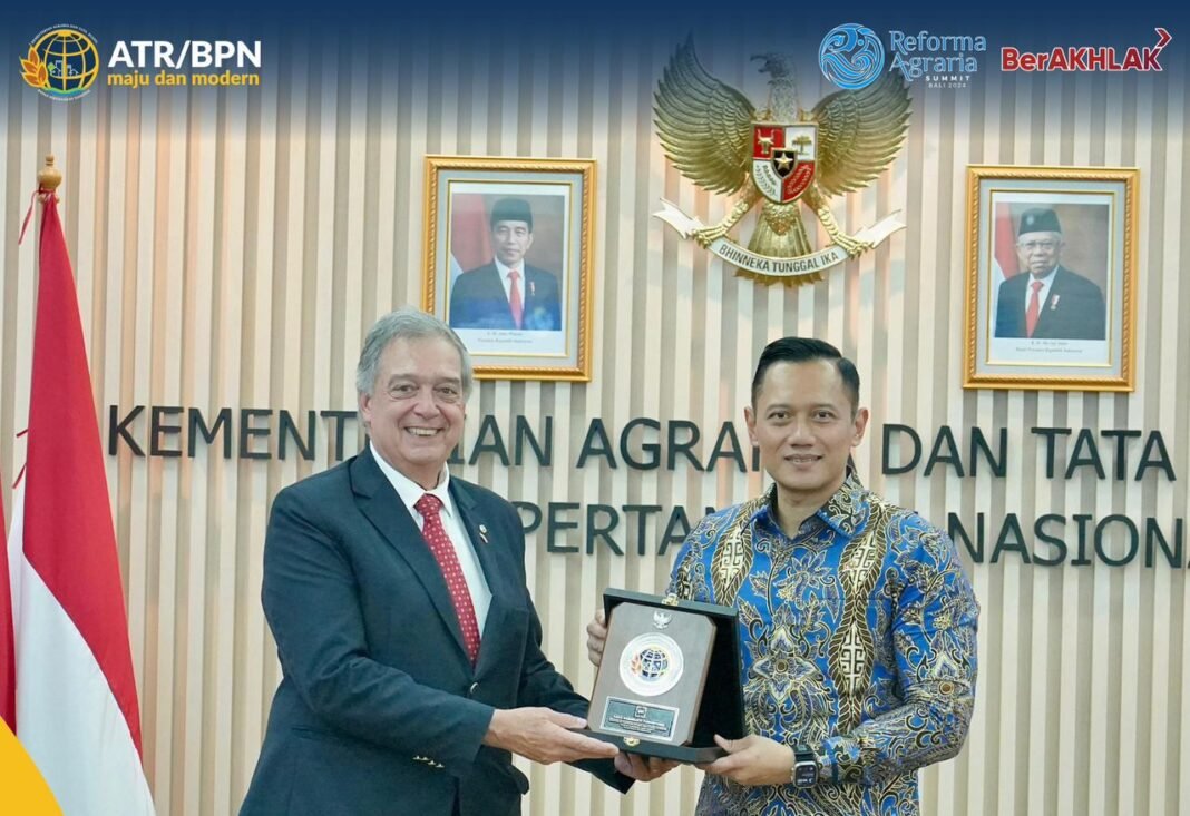 AHY menteri Agraria AHY bersama menteri uruguay