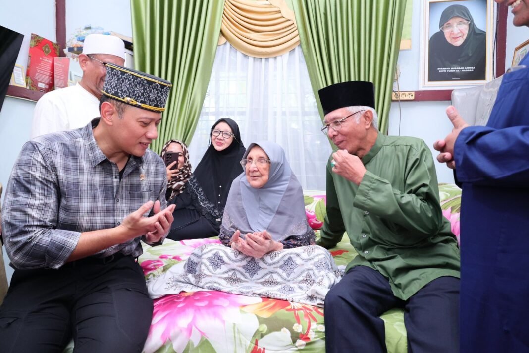 Menteri AHY Kunjungi Hubabah Syarifah Annisa