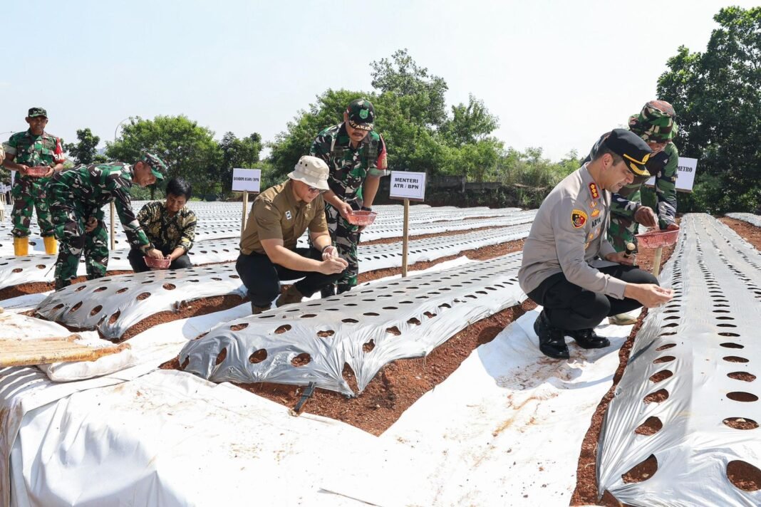AHY ajak masyarakat kontribusi ketahanan pangan