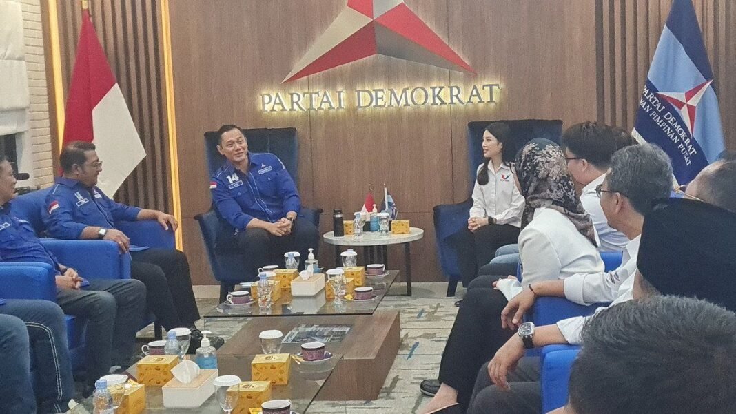 demokrat terima kunjungan Perindo