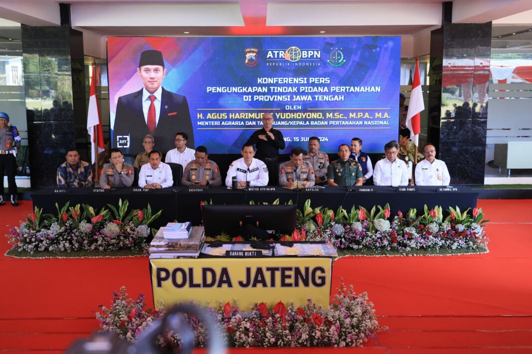 AHY berantas Mafia Tanah grobogan dan semarang
