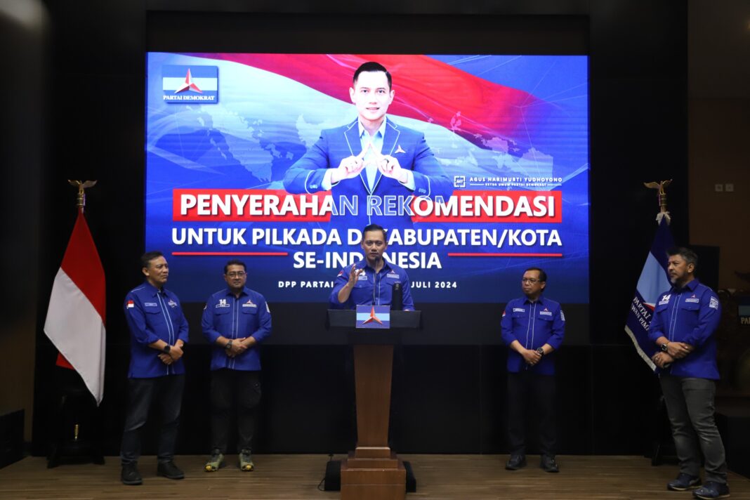AHY serahkan 53 rekom pilkada kota/kabupaten