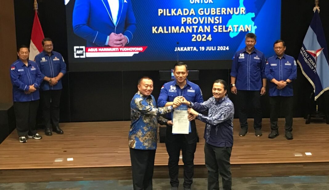 Muhidin-Hasnuryadi Sulaiman Muhidin-Hasnuryadi Sulaiman terima rekomendasi demokrat