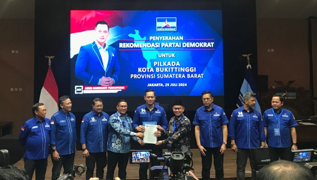bukittinggi AHY serahkan rekomendasi bukittinggi