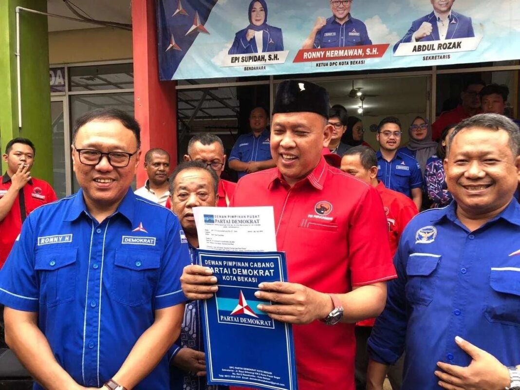pdip dan demokrat bekasi Demokrta dan PDIP kota bekasi resmi berkoaslisi