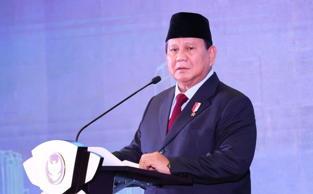 sambutan prabowo di Geoportal Kebijakan Satu Peta 2.0