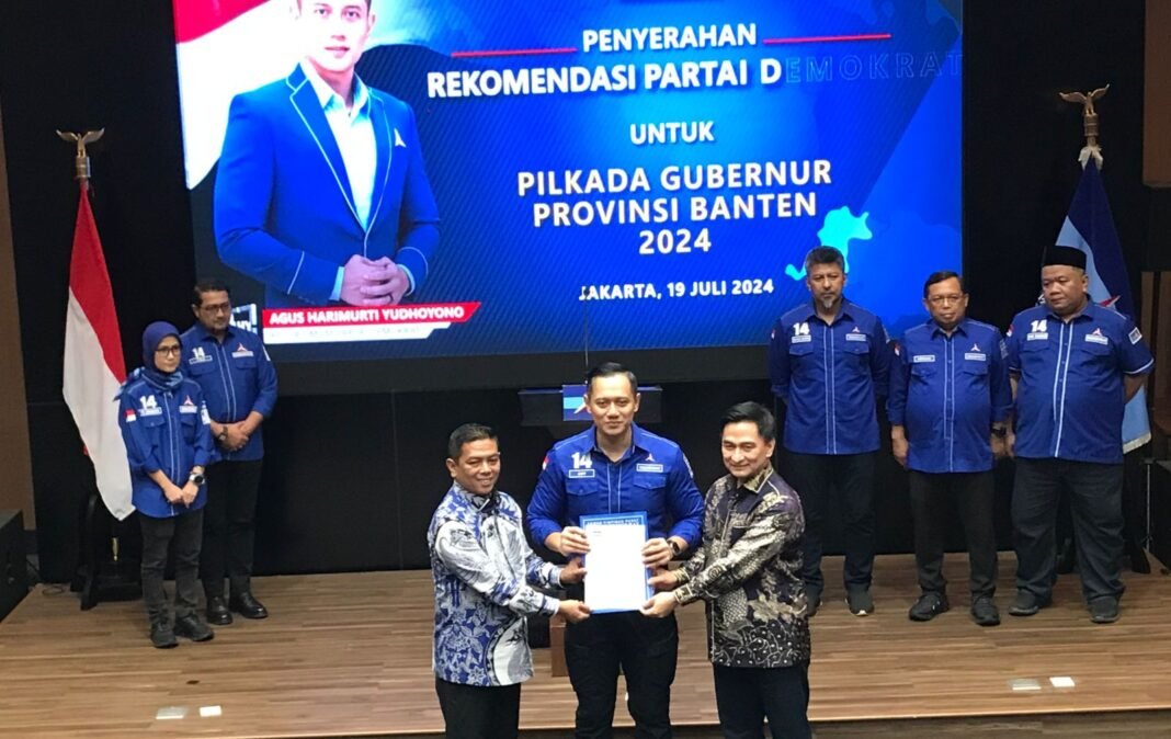 AHY serahkan rekom pilgub Banten