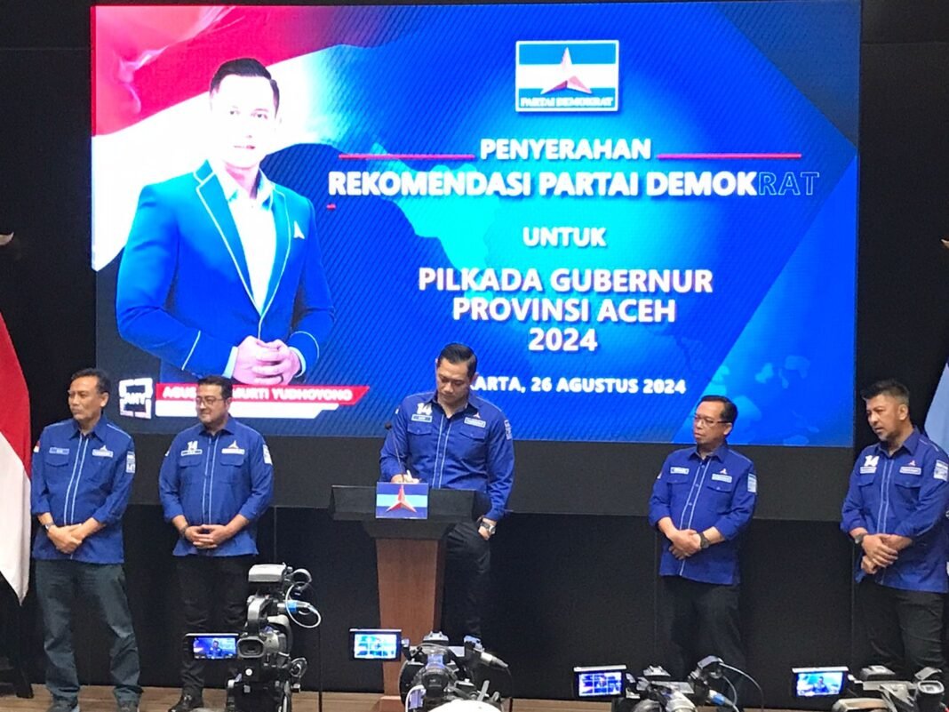AHY serahkan 47 rekomendasi kepala daerah
