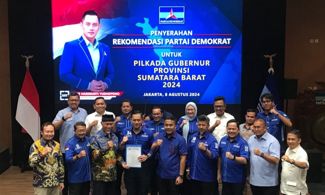 Mahyeldi vasco terima rekomendasi demokrat