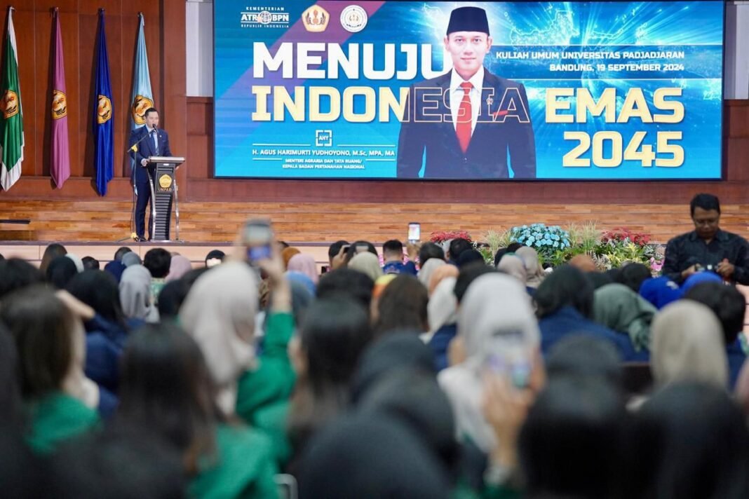 AHY beri kuliah di unpad