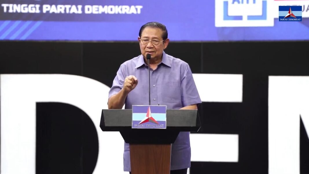 SBY pidato di hut demokrat