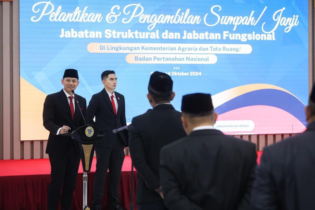 AHY lantik pejabat baru ATR
