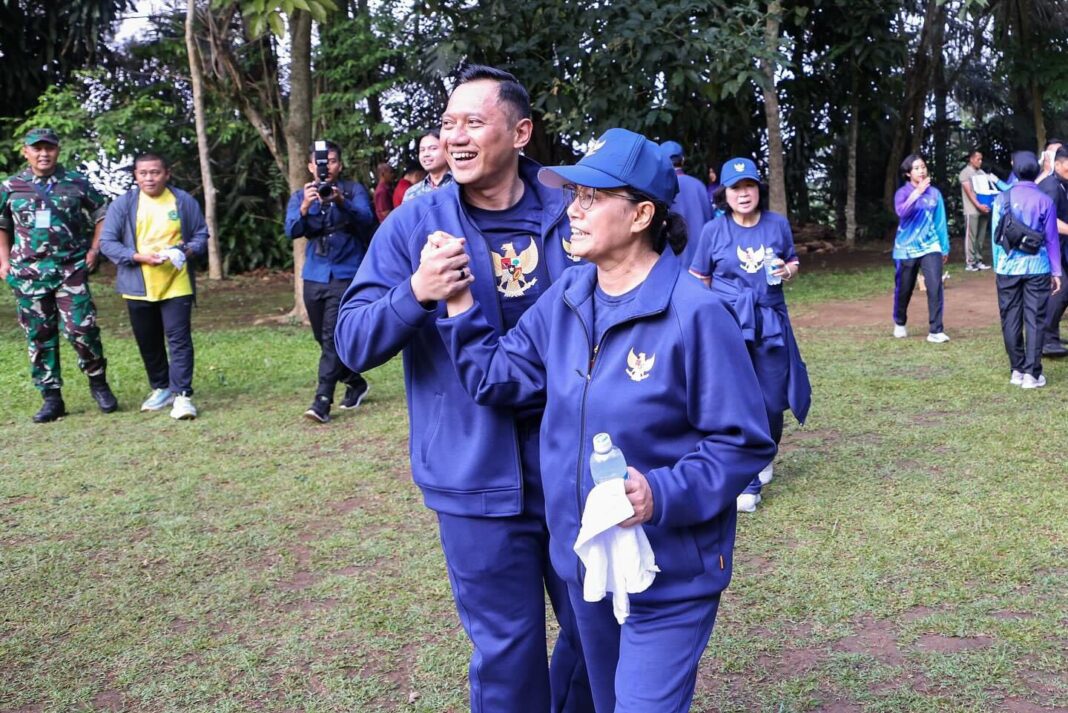 AHY bersama sri mulyani
