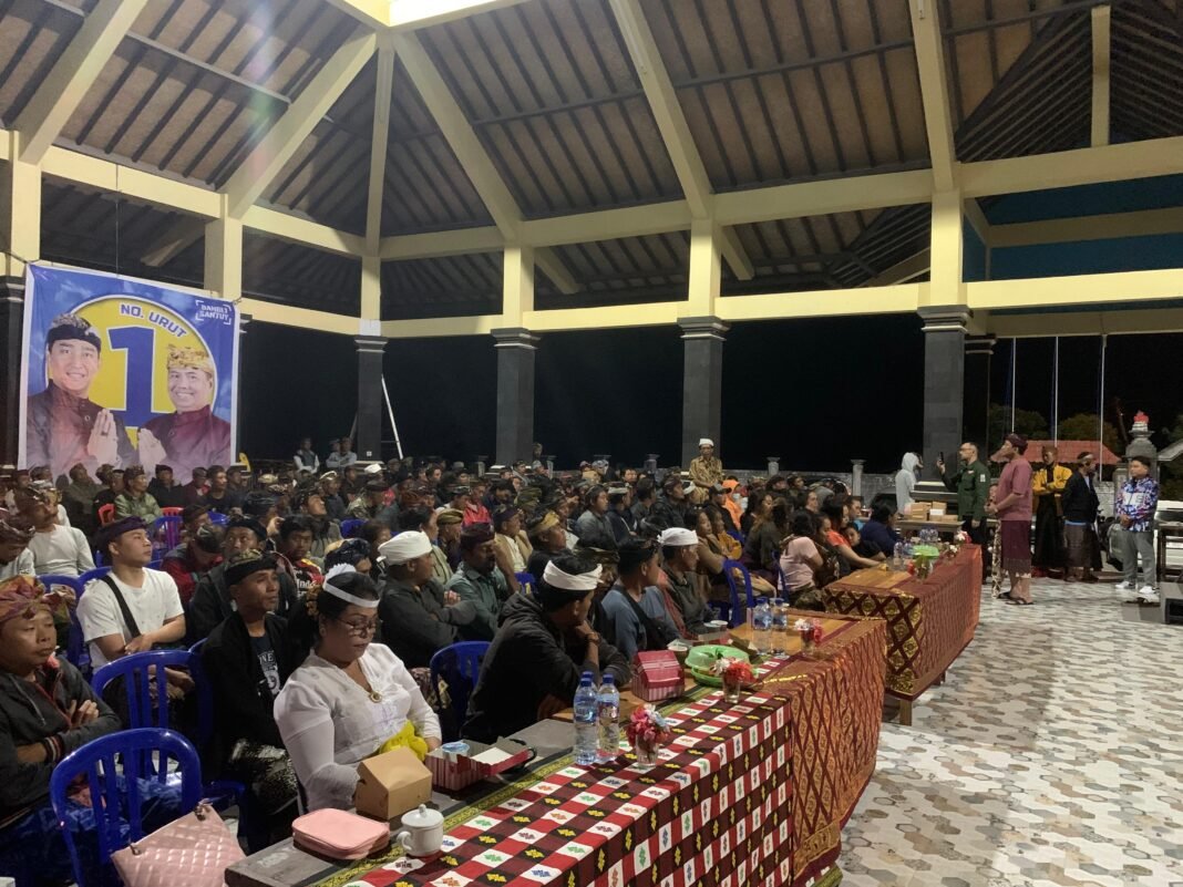 Desa Adat Sanda masyarakat Desa Adat Sanda dukung Santuy