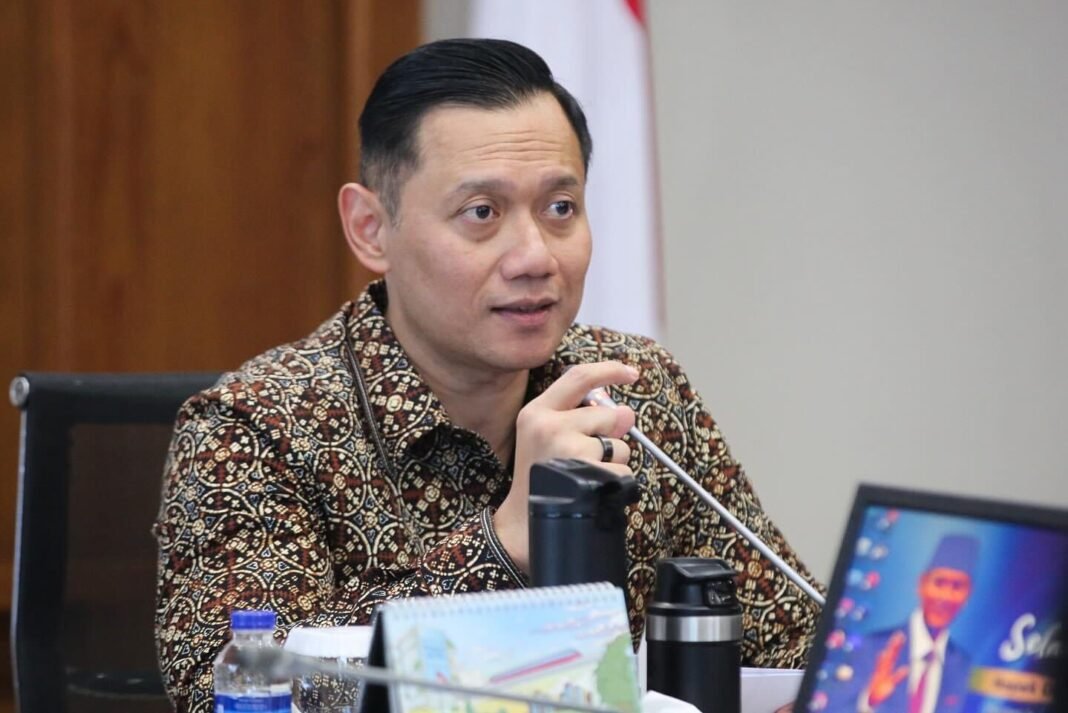 AHY menko infrastruktur