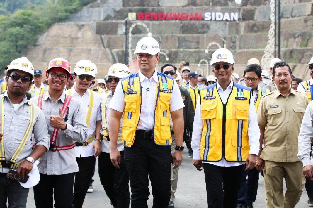 Bendungan Sidan menko AHY tinjau Bendungan Sidan