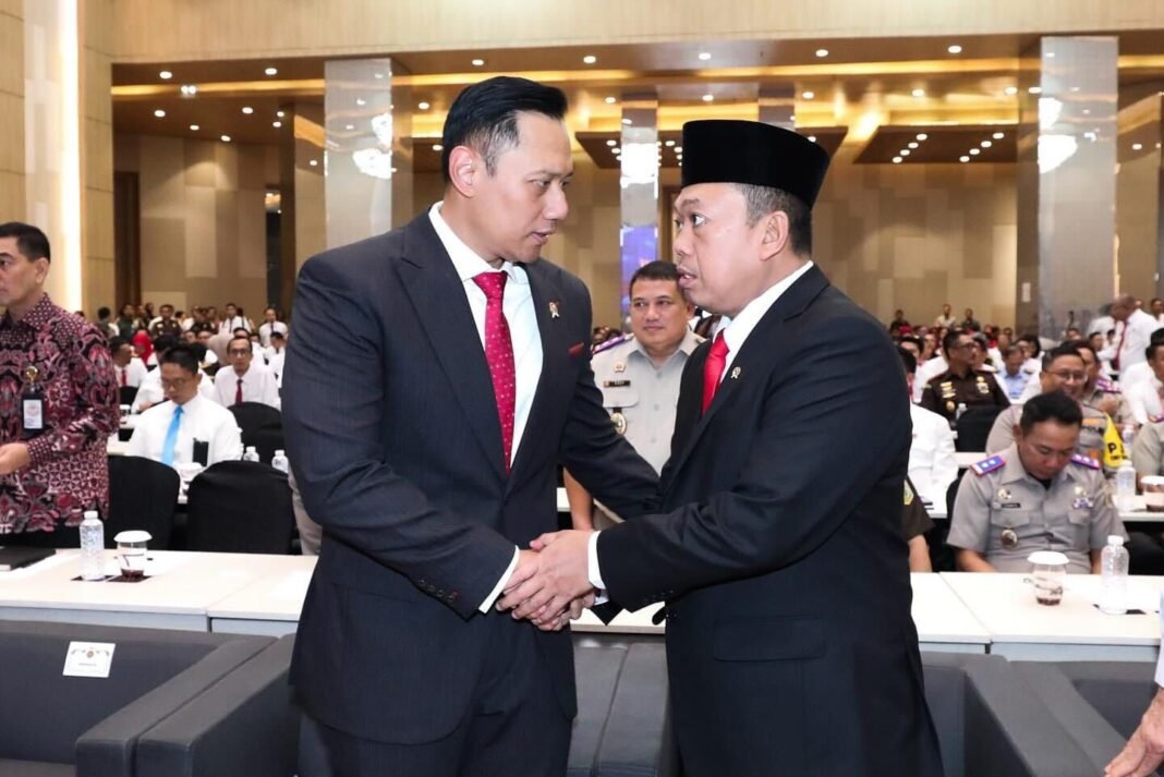 Menko AHY bersama Nusron wahid
