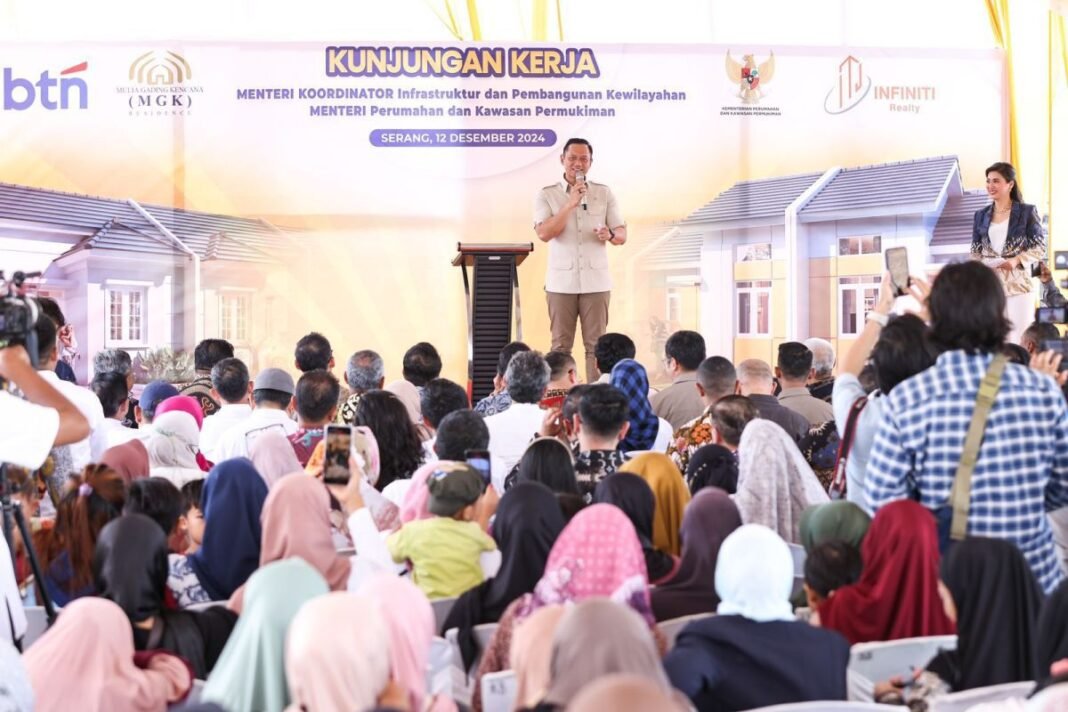 menko AHY dukung tiga juta rumah