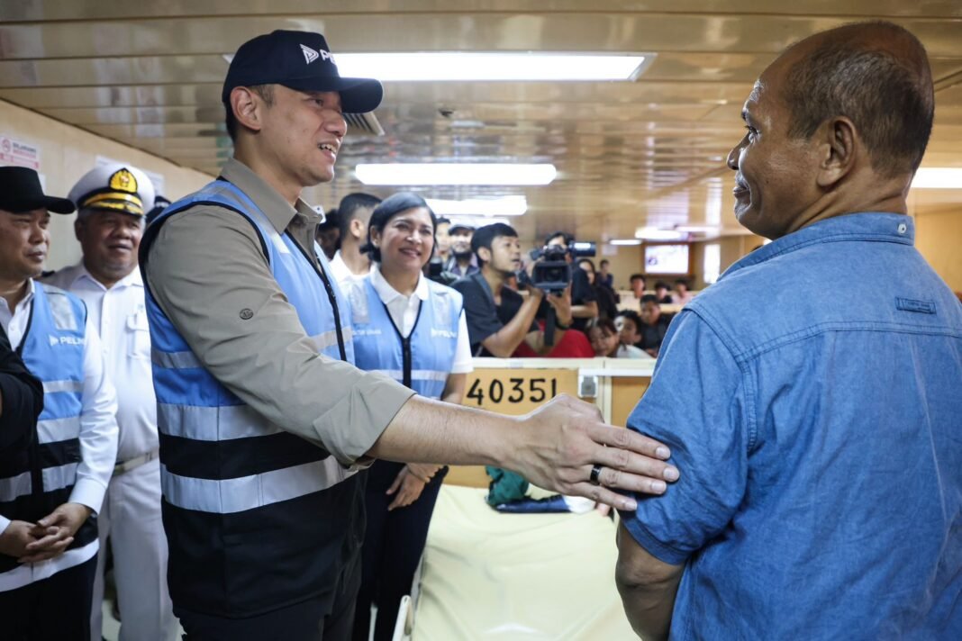 menko AHY apresiasi pelni dan pelindo