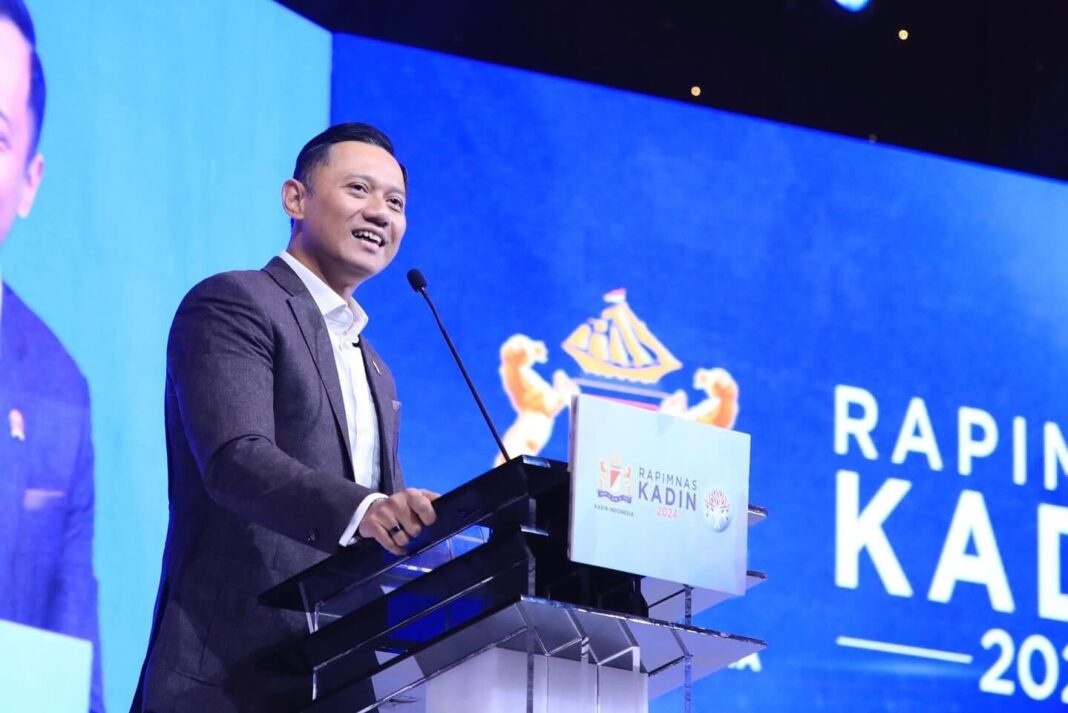 menko AHY di Rapimnas Kadin