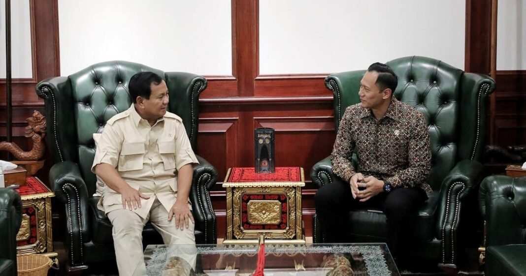 AHY bersama Prabowo