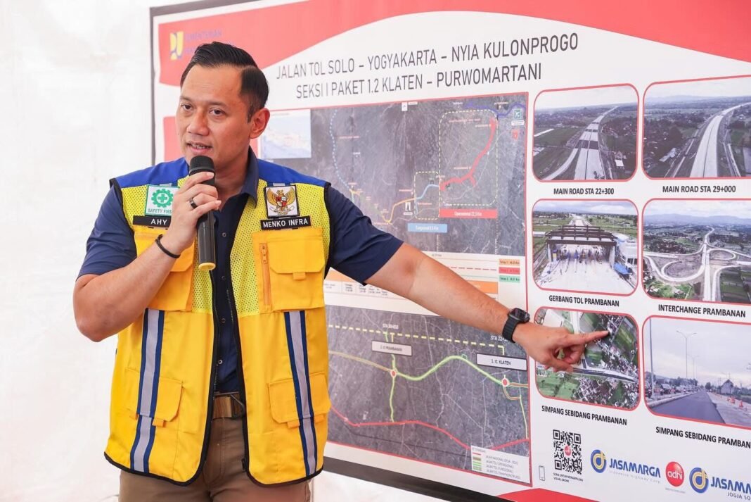 menko AHY tinjau Tol Solo-Yogyakarta